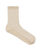 2 Paires de chaussettes beige/vert