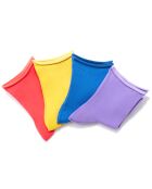 4 paia di calzini multicolori