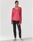 Roze gebreide blouse Segro
