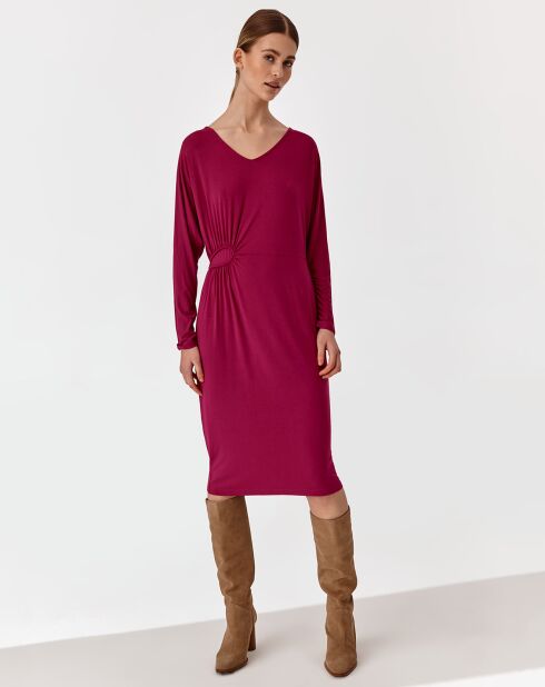Robe en maille Wrinsa rose