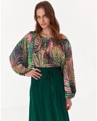 Mehrfarbige Bluse Indonezja