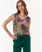 Mehrfarbige Ama-Bluse