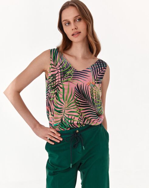 Mehrfarbige Ama-Bluse