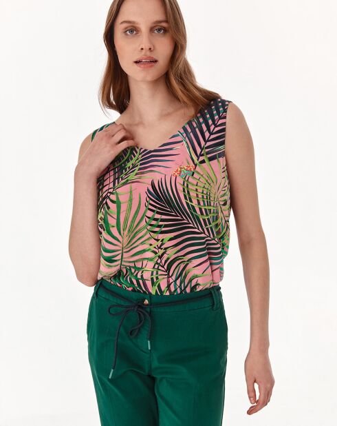 Mehrfarbige Ama-Bluse