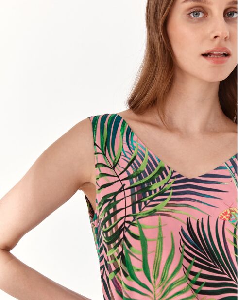 Mehrfarbige Ama-Bluse