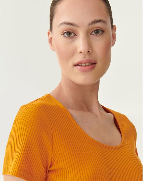 Blouse en maille Filomi orange