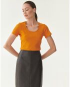 Blouse en maille Filomi orange