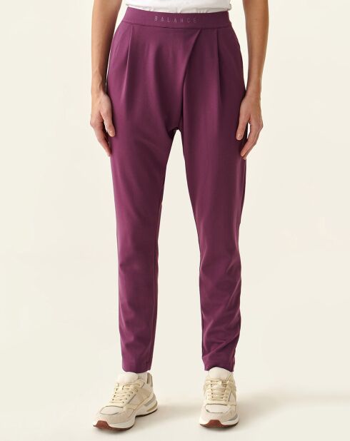 Pantalon tricoté Vitalia violet