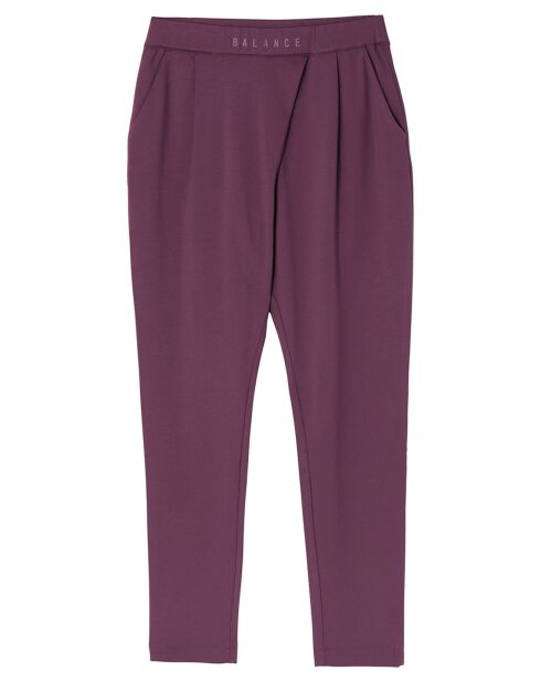 Pantalon tricoté Vitalia violet