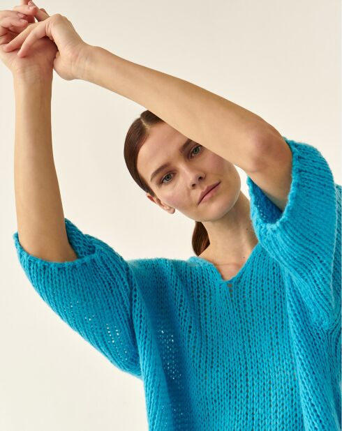 Pull-Over Bajana turquoise