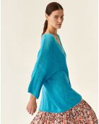 Pull-Over Bajana turquoise