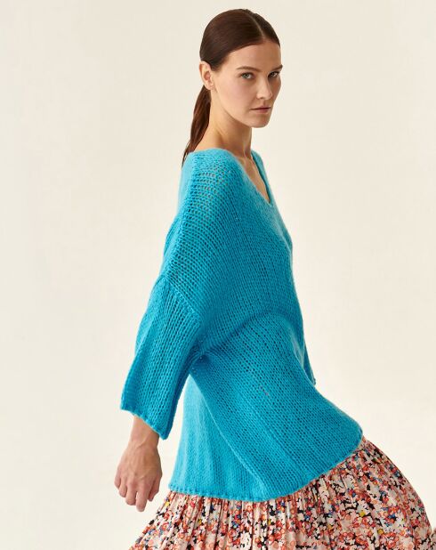 Pull-Over Bajana turquoise