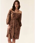 Robe Palmika marron