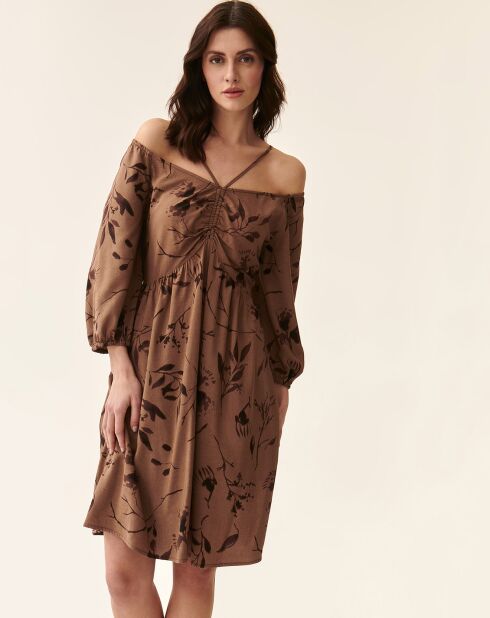 Robe Palmika marron