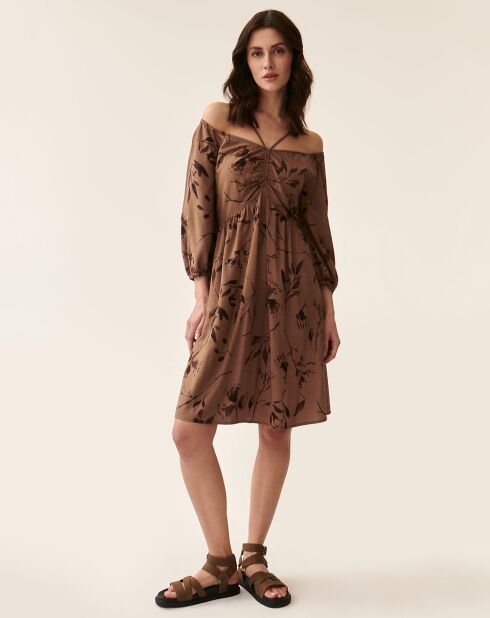 Robe Palmika marron