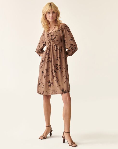 Robe Palmika marron