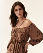 Robe Palmika marron