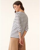 Weiße Strickbluse Noya