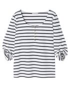 Weiße Strickbluse Noya