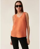 Blusa arancione Amaia