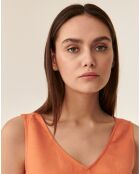 Blusa arancione Amaia