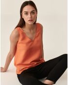 Blusa arancione Amaia