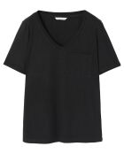 Mimi zwarte gebreide blouse