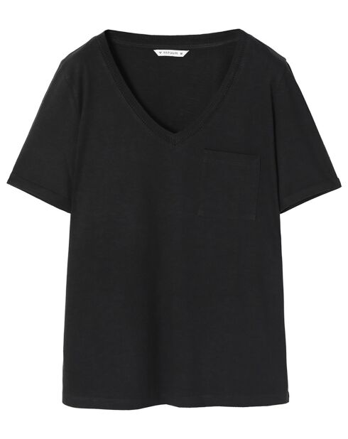 Mimi zwarte gebreide blouse