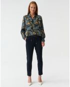 Marineblauwe broek Amiso