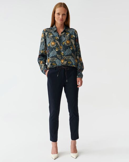 Marineblauwe broek Amiso