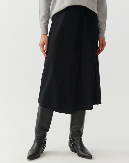 Jupe en maille Walia noire