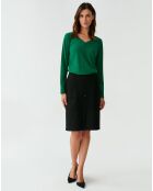 Gonna in maglia nera Zamua