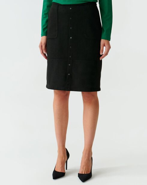 Gonna in maglia nera Zamua