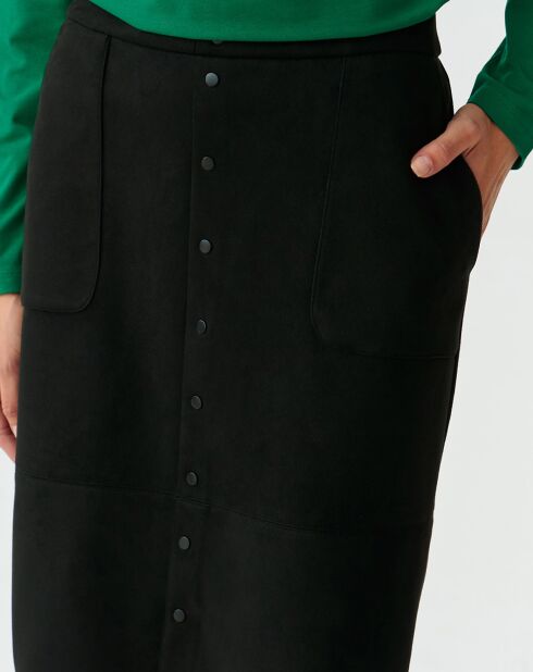 Gonna in maglia nera Zamua