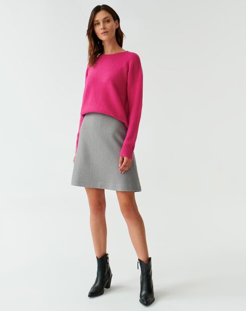 Grauer Miko Strickrock