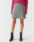 Grauer Miko Strickrock