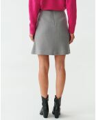 Grauer Miko Strickrock