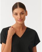Zwarte gebreide blouse Nira
