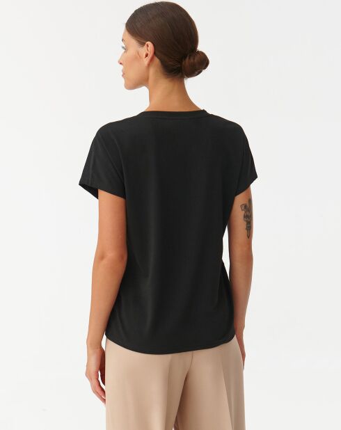 Blouse en maille Nira noire