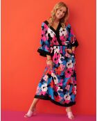 Mehrfarbiges Monko-Kleid