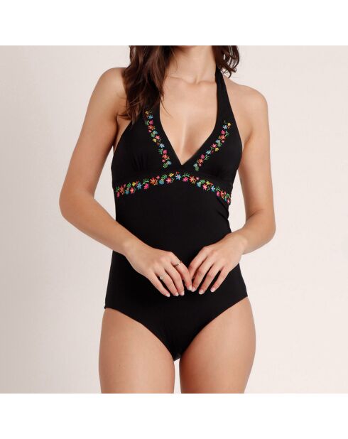 Maillot de bain 1 Pièce Otomi noir