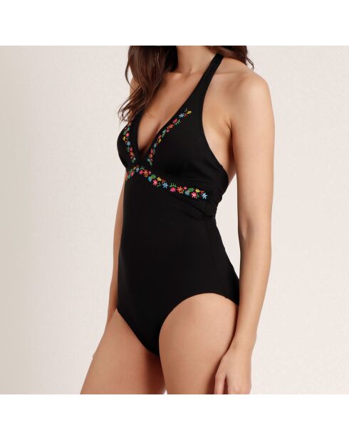 Maillot de bain 1 Pièce Otomi noir
