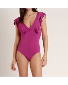 Maillot de bain 1 Pièce Summer frilla violet
