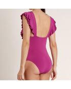 Maillot de bain 1 Pièce Summer frilla violet