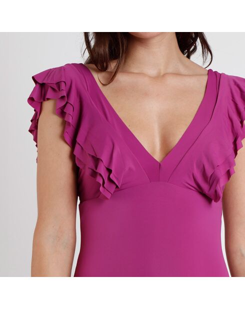 Einteiliger Badeanzug Summer Frilla, lila