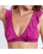Maillot de bain 2 Pièces triangle violet