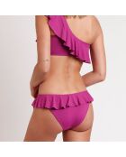 Maillot de bain 2 Pièces asymétrique violet