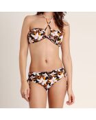 Veelkleurig Sunset Jungle Bandeau tweedelig badpak