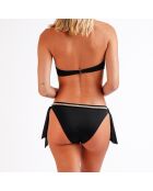 Maillot de bain 2 Pièces bandeau sport luxe noir