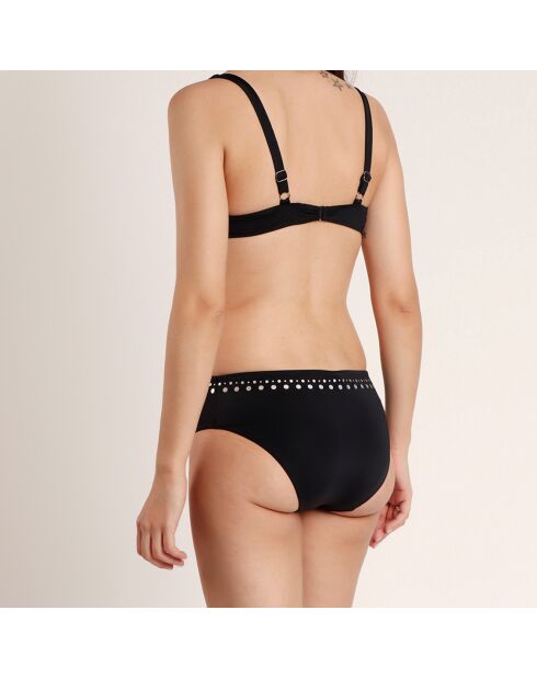 Traje de baño de 2 piezas Black Hoop